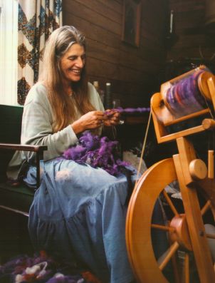 hand spinning wool for hats